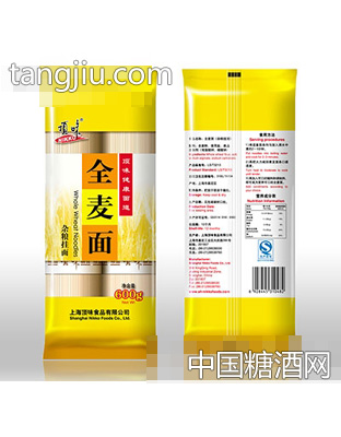 顶味杂粮挂面全麦面600g