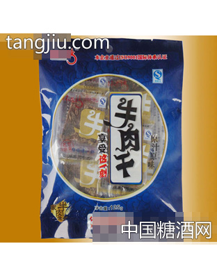 休思湾原汁原味牛肉干125g