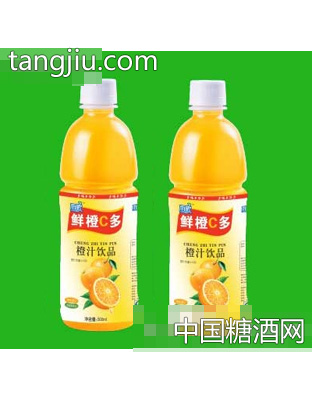 雨歌鲜橙C多橙汁饮品500ml