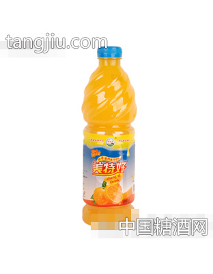 1.25L美特好橙子果肉果汁饮料