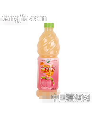 1.25L美特好水蜜桃果肉果汁饮料