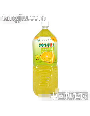 2L美特好粒粒柚汁饮料