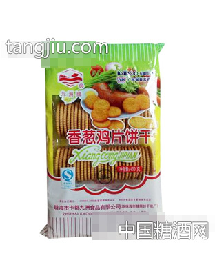 九洲葱香鸡片饼干450g