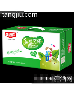 益膳房果味风情乳味饮品原味250ml×20盒