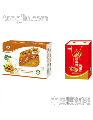 养乐源人参核桃露植物蛋白饮料240mlx16(2