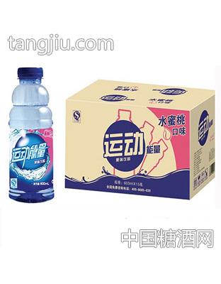 运动能量(蜜桃味)600mlx15瓶