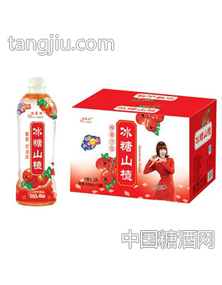 达美滋冰糖山楂山楂味饮料500mlx15瓶