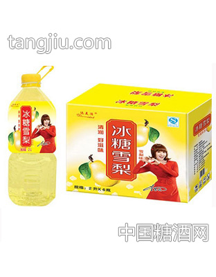 达美滋冰糖雪梨2Lx6瓶