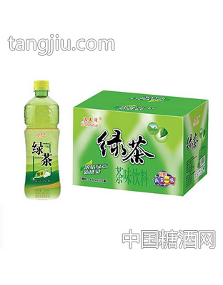 达美滋绿茶茶味饮料600mlx15瓶