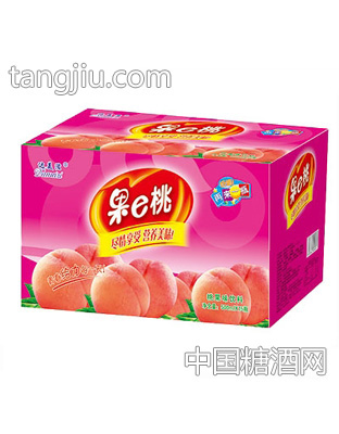 达美滋果e桃桃味饮料500mlx15瓶箱装
