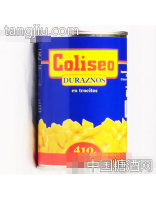 410g糖水桃丁罐头