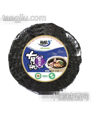 闽松30g有机圆饼紫菜
