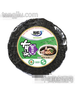 闽松80g有机圆饼紫菜
