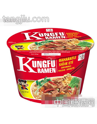盛之和香辣牛肉面桶装