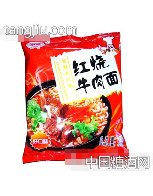 申联红烧牛肉面95克
