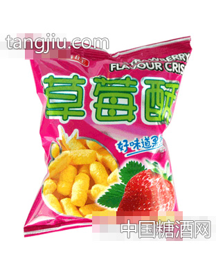 李福旺草莓酥膨化食品
