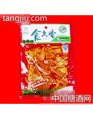 食久香豆腐干泡椒味76克