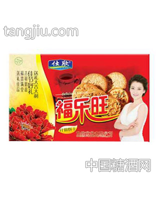 仕饮福乐旺什锦饼干箱装