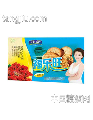 仕饮福乐旺什锦饼干箱子
