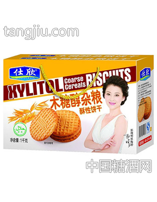 仕饮木糖醇杂粮饼干箱子1千克