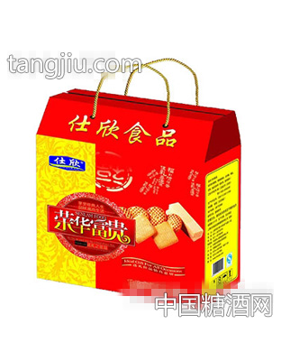 仕饮荣华富贵饼干礼盒装