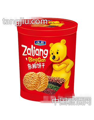 仕饮杂粮饼干圆通装