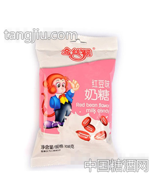 圆柱奶糖（红豆味）108g