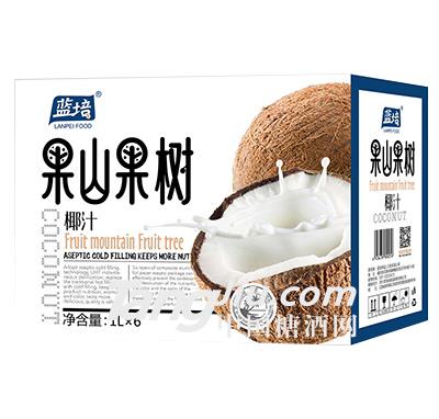 蓝培果山果树椰汁1Lx6盒