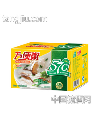 57℃早餐粥鸡肉蘑菇味（五连包）130g
