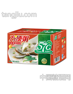 57℃皮蛋瘦肉粥（五连包）130g