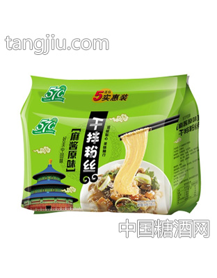 57℃麻酱原味干拌粉丝（五连包）350g