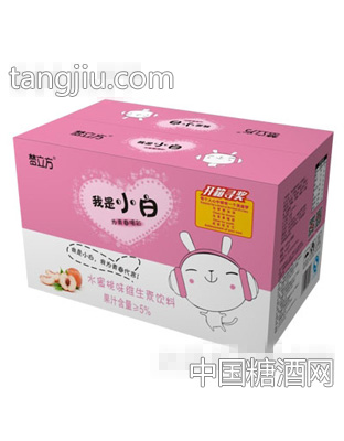 梦立方我是小白水蜜桃味维生素饮料