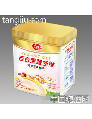 百合果蔬多维有机营养米粉480g