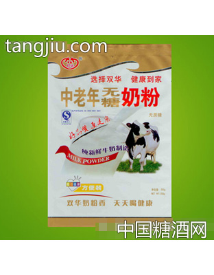 双华中老年无糖奶粉方便装