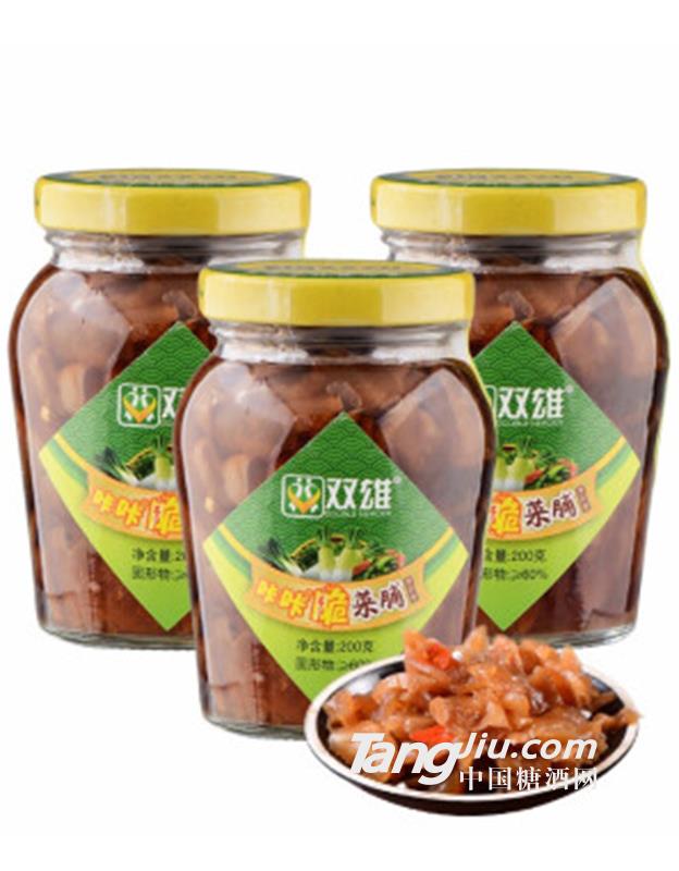双雄酸辣脆菜脯片咔咔脆200g