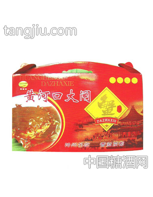 双湖黄河口大闸蟹