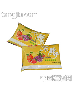 双喜果缘果味乳饮品