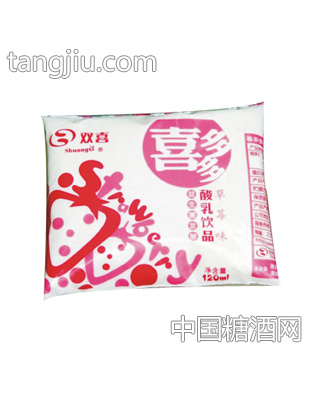 双喜喜多多酸乳品草莓味