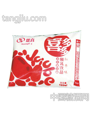 双喜喜多多酸乳品红枣味