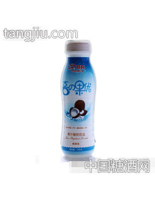 喜之果优果汁酸奶饮品椰果味