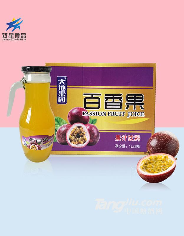 大地果园-百香果汁饮料-1L