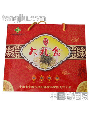水阳江脱水蔬菜礼盒红色