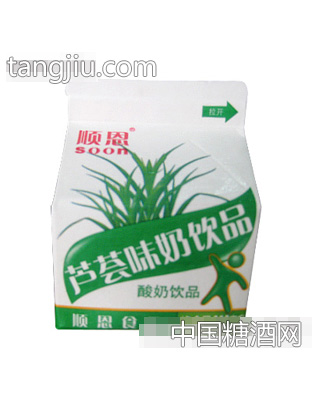 芦荟味奶饮品