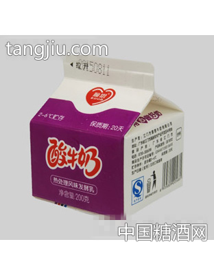 顺恩屋顶盒酸牛奶200ml
