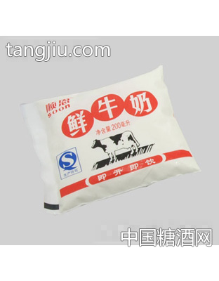 顺恩鲜牛奶200ml（袋）