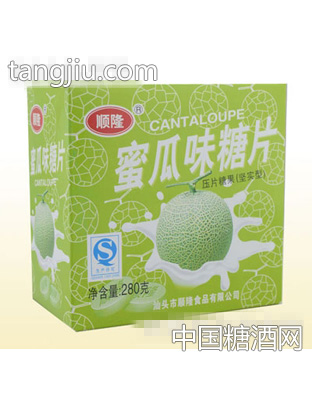 顺隆食品糖片(蜜瓜味)箱装