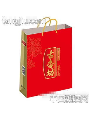 古杏坊金坊银杏牛奶手提袋