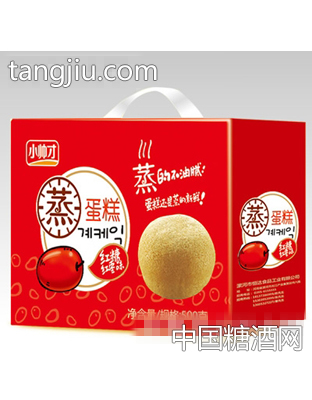 小帅才500g蒸蛋糕红枣味