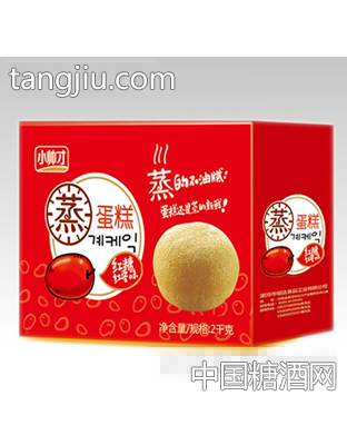 小帅才2kg蒸蛋糕红枣味