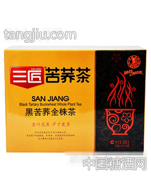 三匠黑苦荞全株茶200g